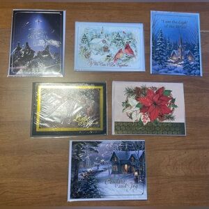 Premium Christmas Card Set • 6 Pack • Individually Wrapped Holiday Cards